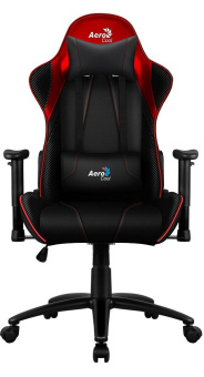 Кресло игровое Aerocool AС100 AIR черный/красный сиденье черный/красный ПВХ/полиуретан крестов. от магазина РЭССИ