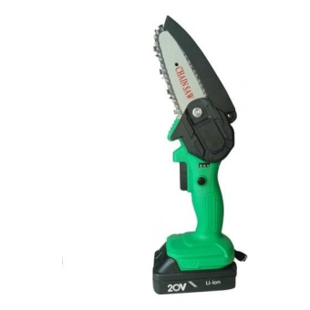 Электрическая цепная пила Zitrek GreenSaw 20 дл.шины:4"(10cm) 2аккум. 1.5Ач ЗУ (082-1850) от магазина РЭССИ