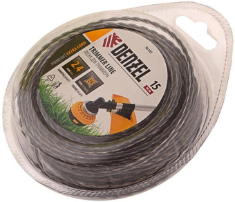 Леска для садовых триммеров Denzel 96185 d=2.4мм L=15м от магазина РЭССИ