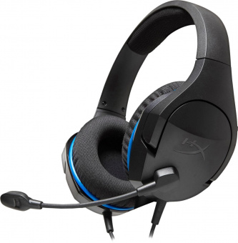 Наушники с микрофоном HyperX Cloud Stinger Core (CS006) черный/синий 1.3м накладные оголовье (4P5J8AA) от магазина РЭССИ