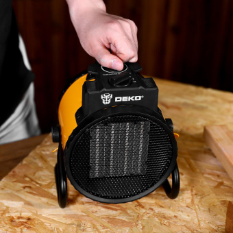 Тепловая пушка электрическая Deko DKIH2200W 2200Вт желтый/черный от магазина РЭССИ