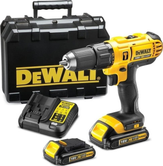Дрель-шуруповерт DeWalt DCD776S2 300Вт аккум. патрон:быстрозажимной (кейс в комплекте) от магазина РЭССИ