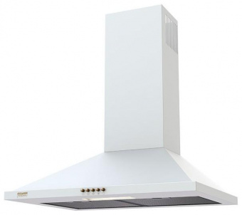 Вытяжка каминная Krona Bella 600 белый управление: кнопочное (1 мотор) от магазина РЭССИ