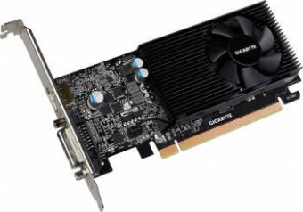 Видеокарта Gigabyte PCI-E GV-N1030D5-2GL NVIDIA GeForce GT 1030 2048Mb 64 GDDR5 1227/6008 DVIx1 HDMIx1 HDCP Ret от магазина РЭССИ