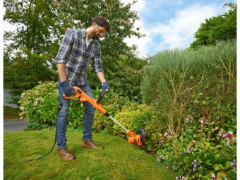 Триммер электрический Black+Decker BESTA525-QS 450Вт неразбор.штан. реж.эл.:леска от магазина РЭССИ