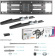Картинка Кронштейн для телевизора Kromax OPTIMA-409 черный 32"-65" макс.45кг настенный поворотно-выдвижной и наклонный от магазина РЭССИ Кронштейн для телевизора Kromax OPTIMA-409 черный 32"-65" макс.45кг настенный поворотно-выдвижной и наклонный от магазина РЭССИ