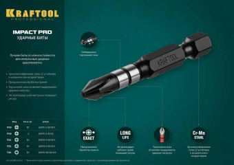 Набор бит Kraftool 26191-2-50-S10 (10пред.) для шуруповертов от магазина РЭССИ