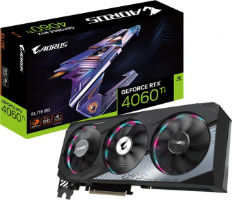 Видеокарта Gigabyte PCI-E 4.0 GV-N406TAORUS E-8GD NVIDIA GeForce RTX 4060TI 8192Mb 128 GDDR6 2655/18000 HDMIx2 DPx2 HDCP Ret от магазина РЭССИ