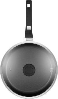 Сотейник Rondell Point RDA-1351 d=28см (с крышкой) графитовый от магазина РЭССИ