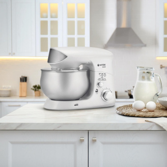 Кухонная машина Vitek VT-1444 планетар.вращ. 1000Вт белый от магазина РЭССИ