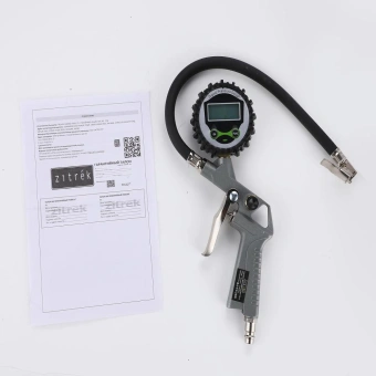 Пистолет для накачки шин Zitrek TG-10 120л/мин серый от магазина РЭССИ