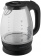 Картинка Чайник электрический Scarlett SC-EK27G34 1.7л. 2200Вт черный (корпус: стекло) от магазина РЭССИ Чайник электрический Scarlett SC-EK27G34 1.7л. 2200Вт черный (корпус: стекло) от магазина РЭССИ