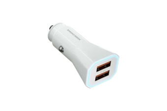 Автомобильное зарядное устройство More Choice AC24 White от магазина РЭССИ