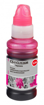 Чернила Cactus CS-I-CLI526M пурпурный 100мл для Canon Pixma iP4850/MG5250/MG5150/iX6550 от магазина РЭССИ