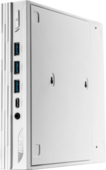 Неттоп MSI Pro DP10 12M-221RU i5 1235U (1.3) 16Gb SSD512Gb Iris Xe Windows 11 Professional 2.5xGbitEth WiFi BT 120W белый (9S6-B0A622-221) от магазина РЭССИ