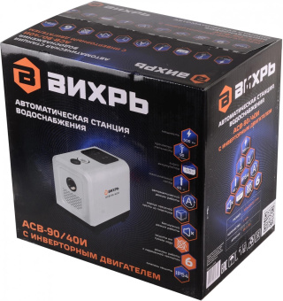 Насосная станция Вихрь АСВ-90/40И 500Вт 5400л/час (68/1/33) от магазина РЭССИ