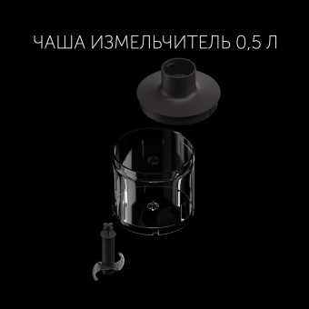 Блендер погружной Polaris PHB 1591L Silent 1500Вт нержавеющая сталь от магазина РЭССИ