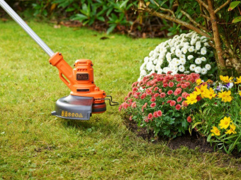 Триммер электрический Black+Decker BESTA525-QS 450Вт неразбор.штан. реж.эл.:леска от магазина РЭССИ