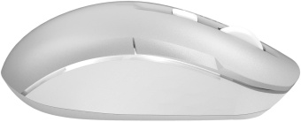 Мышь A4Tech Fstyler FB26CS Air2 серебристый/белый оптическая (2000dpi) silent беспроводная BT/Radio USB для ноутбука (4but) от магазина РЭССИ