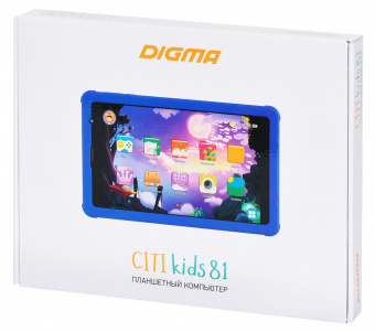 Планшет Digma CITI Kids 81 MT8321 (1.3) 4C RAM2Gb ROM32Gb 8" IPS 1280x800 3G Android 10.0 Go синий 2Mpix 0.3Mpix BT GPS WiFi Touch microSDHC 64Gb minUSB 3500mAh от магазина РЭССИ