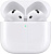 Гарнитура вкладыши Apple AirPods 4 ANC A3055,A3056,A3059 белый беспроводные bluetooth в ушной раковине (MXP93ZE/A) от магазина РЭССИ