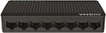 Коммутатор Digma DSW-108GE DSW-108GEV2 (L2) 8x1Гбит/с неуправляемый от магазина РЭССИ