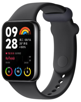 Фитнес-трекер Xiaomi Smart Band 8 Pro AMOLED корп.:черный рем.:черный (BHR8017GL) от магазина РЭССИ