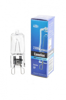 Лампа Camelion G9 230V 40W прозрачная от магазина РЭССИ