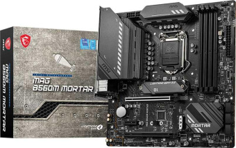 Материнская плата MSI MAG B560M MORTAR Soc-1200 Intel B560 4xDDR4 mATX AC`97 8ch(7.1) 2.5Gg+HDMI+DP от магазина РЭССИ