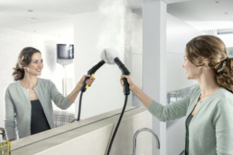 Пароочиститель напольный Karcher EasyFix SC 5 Iron 2200Вт желтый/черный от магазина РЭССИ