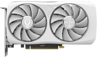 Видеокарта Zotac PCI-E 4.0 RTX 4060 TWIN EDGE OC WHITE ED NVIDIA GeForce RTX 4060 8Gb 128bit GDDR6 2490/17000 HDMIx1 DPx3 HDCP Ret от магазина РЭССИ