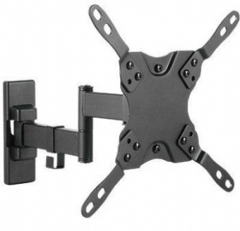 Кронштейн для телевизора Ultramounts UM866B черный 15"-42" макс.20кг настенный поворот и наклон от магазина РЭССИ