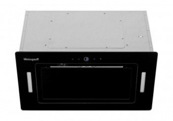 Вытяжка встраиваемая Weissgauff Aura 1200 Remote черный управление: сенсорное (1 мотор) от магазина РЭССИ