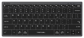 Клавиатура A4Tech Fstyler FX51 серый USB slim Multimedia (FX51 GREY) от магазина РЭССИ