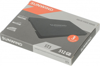 Накопитель SSD SunWind SATA III 512Gb SWSSD512GS2T ST3 2.5" от магазина РЭССИ
