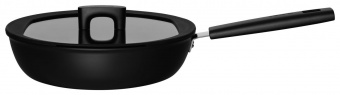 Сотейник Fiskars Hard Face 1052232 3.5л. d=28см (с крышкой) черный от магазина РЭССИ