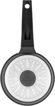 Ковш Rondell Walzer RDA-764 1.3л. d=16см (с крышкой) черный от магазина РЭССИ