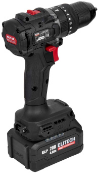 Дрель-шуруповерт Elitech CD 20ISL2 (E2201.041.02) 80Вт аккум. патрон:быстрозажимной (кейс в комплекте) (205723) от магазина РЭССИ