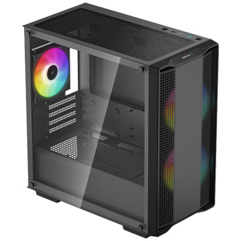 Корпус Deepcool CC360 ARGB черный без БП ATX 8x120mm 5x140mm 1xUSB2.0 audio bott PSU от магазина РЭССИ