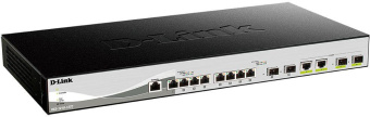 Коммутатор D-Link DXS-1210-12TC (L2) 8x10Гбит/с 2xКомбо(10GBase-T/SFP+) 2SFP+ настраиваемый от магазина РЭССИ