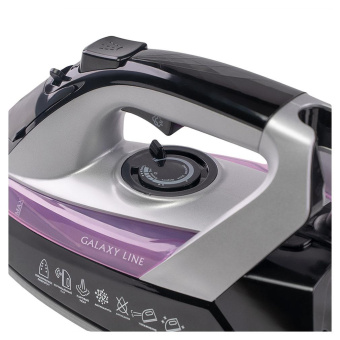 Утюг Galaxy Line GL 6128 2200Вт черный/фиолетовый от магазина РЭССИ