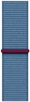 Смарт-часы Apple Watch Series 9 A2980 45мм OLED корп.серебристый Sport Loop рем.синий разм.брасл.:145-220мм (MR9F3LL/A) от магазина РЭССИ