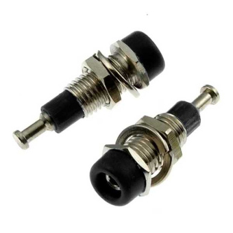 Z008 2mm panel jack BLACK от магазина РЭССИ