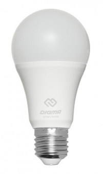 Умная лампа Digma DiLight E27 N1 E27 8Вт 800lm Wi-Fi от магазина РЭССИ