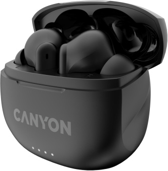 Гарнитура внутриканальные Canyon TWS-8 черный беспроводные bluetooth в ушной раковине (CNS-TWS8B) от магазина РЭССИ
