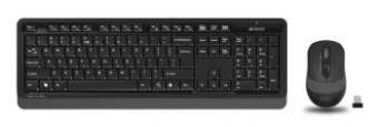 Клавиатура + мышь A4Tech Fstyler FG1010 клав:черный/серый мышь:черный/серый USB беспроводная Multimedia от магазина РЭССИ