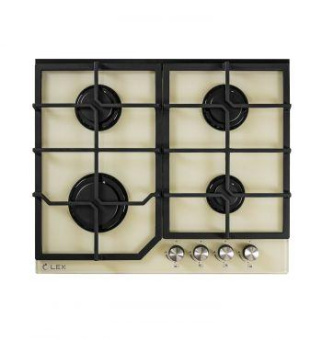 Газовая варочная поверхность Lex GVG 642 IV слоновая кость от магазина РЭССИ