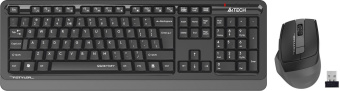 Клавиатура + мышь A4Tech Fstyler FGS1035Q клав:черный/серый мышь:черный/серый USB беспроводная Multimedia (FGS1035Q GREY) от магазина РЭССИ