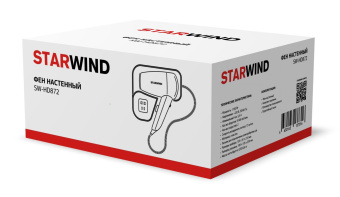 Фен Starwind SW-HD871 1100Вт белый от магазина РЭССИ