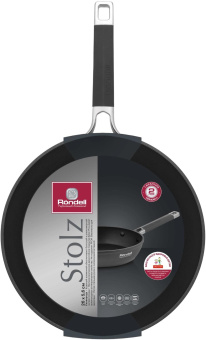 Сковорода Rondell Stolz RDA-1766 круглая 26см покрытие: Xylan Plus ручка несъемная (без крышки) серый от магазина РЭССИ